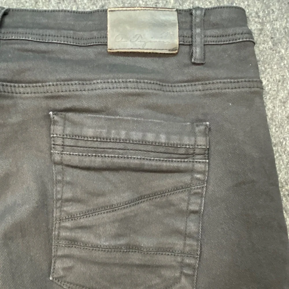 A Tiziano Moto Pants 46 Mens Black Biker Articulated Knee Streetwear Twill 4910